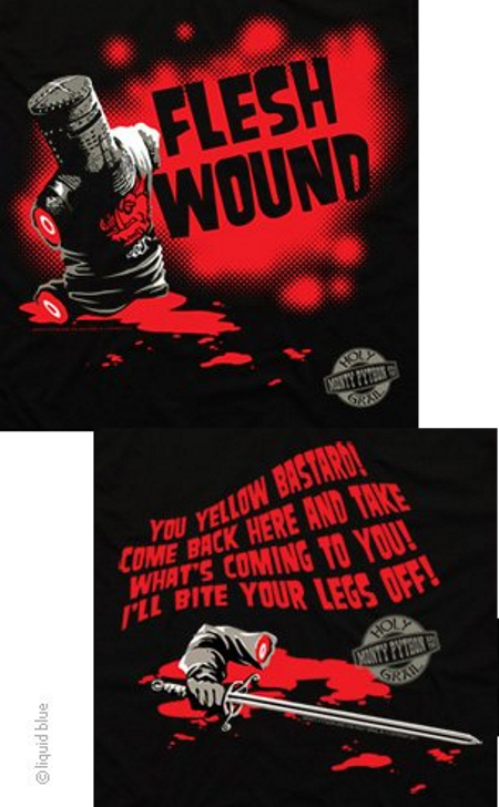 (image for) Flesh Wound Black Knight T-Shirt