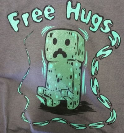 (image for) Free Hugs Creeper T-Shirt