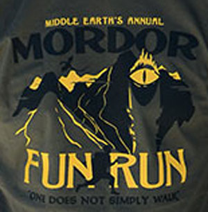 (image for) Mordor Fun Run Women's Cut T-Shirt