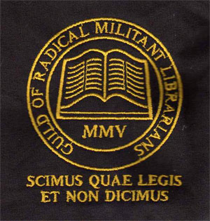 (image for) Guild of Radical Militant Librarians Polo