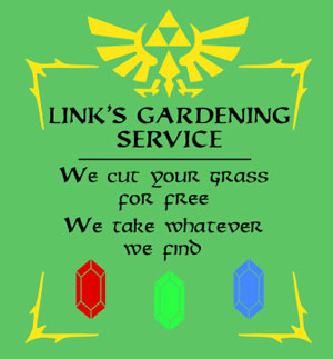(image for) Links Gardening Service T-Shirt - Click Image to Close