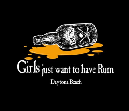 (image for) Girls Want to Have Rum Spaghetti Strap Shirt