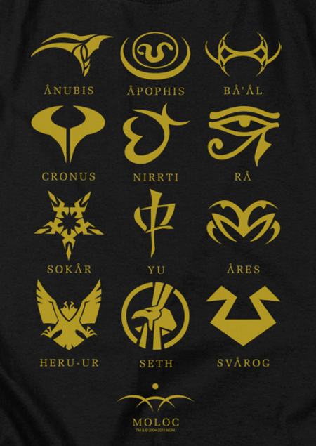 (image for) Goauld Characters SG1 T-Shirt
