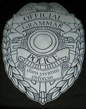 (image for) Grammar Police Shirt