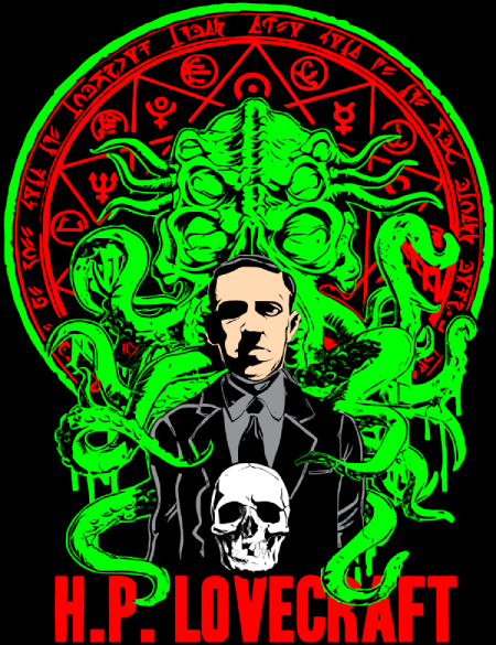 (image for) HP Lovecraft Color Version T-Shirt