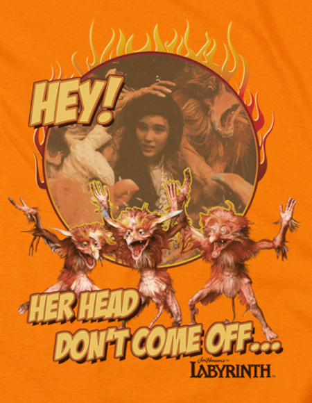 (image for) Labyrinth Head Don't Come Off T-Shirt