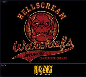 (image for) Hellscream Warchiefs Shirt - Click Image to Close