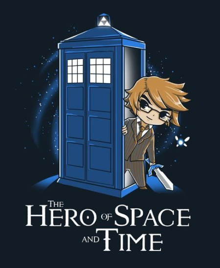 (image for) The Hero of Space and Time (Link) T-Shirt