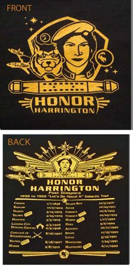 (image for) Honor Harrington Tour T-Shirt