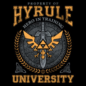 (image for) Hyrule University T-Shirt - Click Image to Close