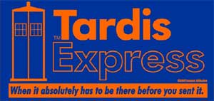 (image for) Tardis Express Parody Shirt