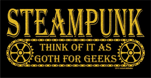 (image for) Steampunk - Goth for Geeks T-Shirt