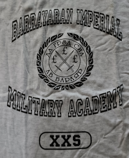 (image for) Barrayaran Imperial Military Academy T-Shirt