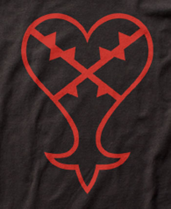 (image for) Kingdom Hearts Heartless T-Shirt - Click Image to Close