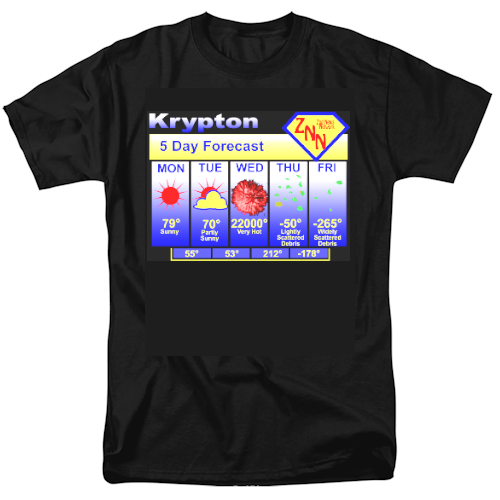 (image for) Krypton 5 Day Weather Forecast T-Shirt