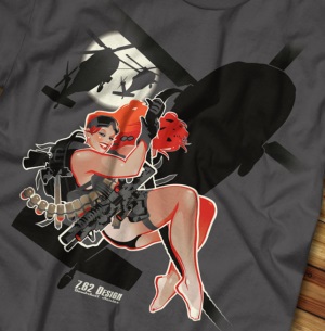 (image for) Hot LZ Bawidimann Pinup Shirt - Click Image to Close