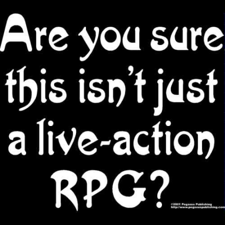 (image for) Are you sure this isn't a Live Action RPG? T-Shirt