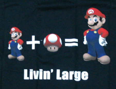 (image for) Livin' Large Mario T-Shirt