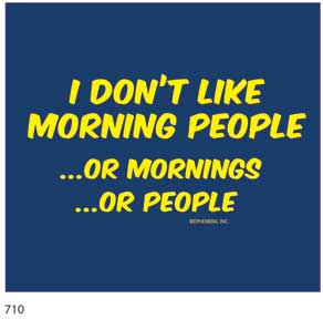 (image for) Don't Like Morning People T-Shirt