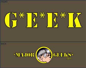 (image for) Major Geeks Shirt - Click Image to Close