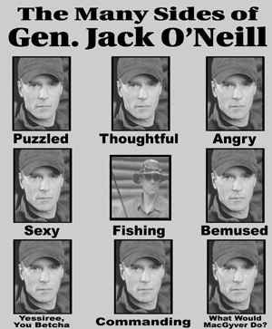 (image for) Many Sides of Gen. Jack O'Neill T-Shirt