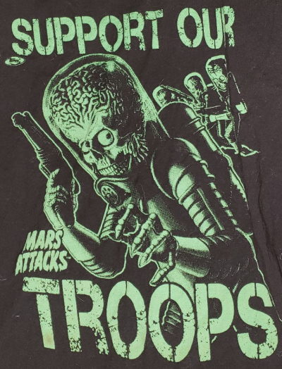(image for) Mars Attacks Support Our Troops Shirt