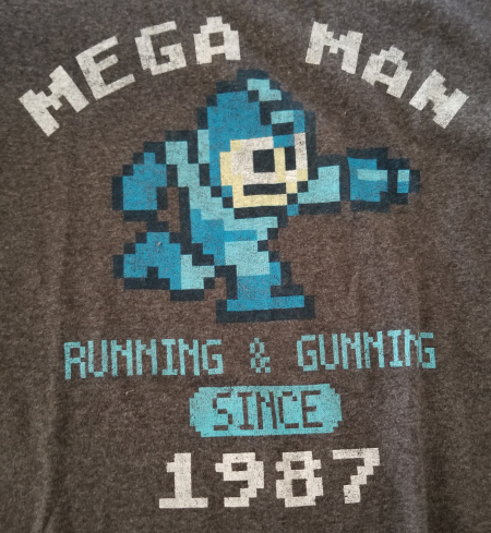 (image for) Megaman Running and Gunning Since 1987 T-Shirt