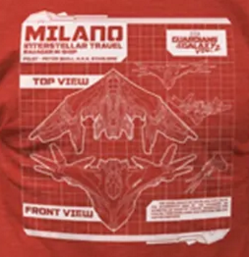 (image for) Milano Guardians of the Galaxy Schematic T-Shirt