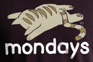 (image for) Mondays T-Shirt - Click Image to Close