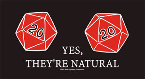 (image for) Yes They're Natural D-20 Baby Doll Shirt - Click Image to Close