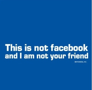 (image for) This is not Facebook T-shirt - Click Image to Close