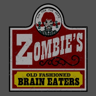 (image for) Old Fashioned Brain Eaters Parody T-Shirt