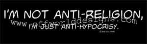 (image for) Anti-Hypocrisy T-Shirt - Click Image to Close