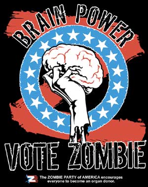 (image for) Vote Zombie Shirt