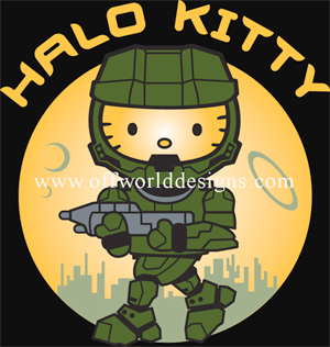 (image for) Halo Kitty T-Shirt - Click Image to Close