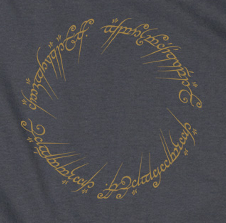 (image for) One Ring Script T-Shirt