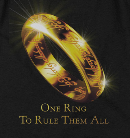 (image for) One Ring Poster T-Shirt