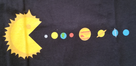 (image for) Pac Man Solar System T-Shirt