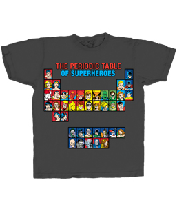 (image for) Periodic Table of Heroes T-Shirt