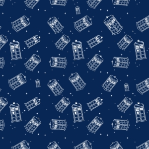 (image for) Police Box All Over Print T-Shirt