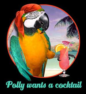 (image for) Polly Wants a Cracker Spaghetti Strap Shirt
