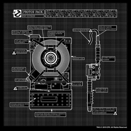 (image for) Proton Pack Schematic T-Shirt