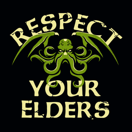 (image for) Respect Your Elders Cthulhu T-Shirt