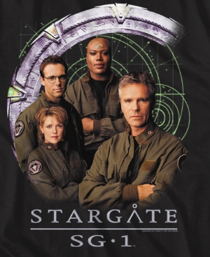 (image for) SG1 Cast & Gate T-Shirt