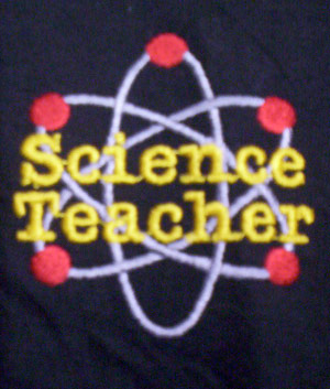 (image for) Science Teacher Embroidered Polo - Click Image to Close