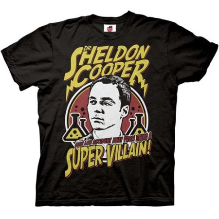 (image for) Sheldon Cooper SuperVillain Big Bang Theory T-Shirt