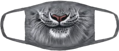 (image for) Snow Leopard Portraid FaceMask
