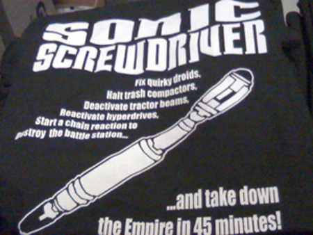 (image for) Sonic Screwdriver T-Shirt