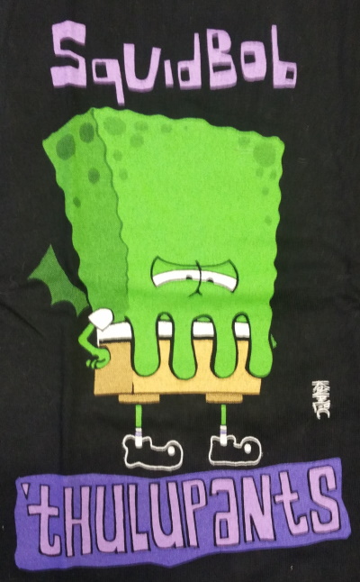 (image for) Squid Bob 'Thulhu Pants T-Shirt