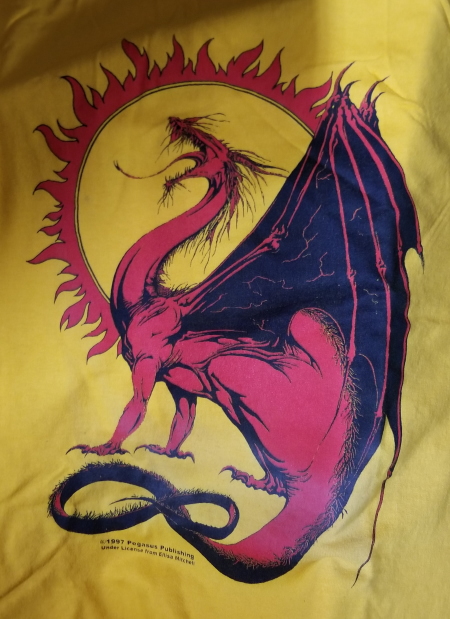 (image for) SunDragon on Gold T-Shirt